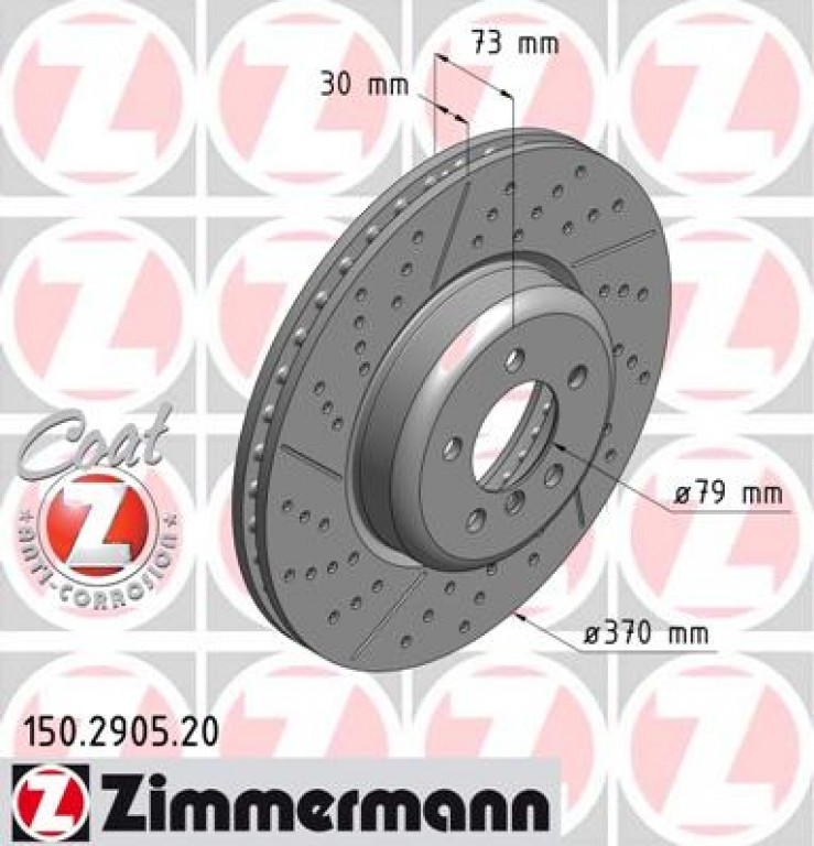 Front Brake Disc 370x36 Performance F20 F21 F30